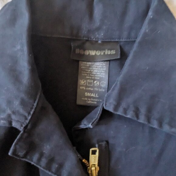 Nooworks Black Twill Coveralls, size small - Picture 2 of 3